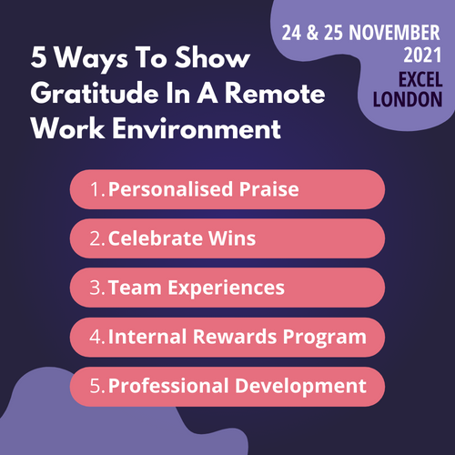 5 Way To Show Gratitude In A Remote Work Environment